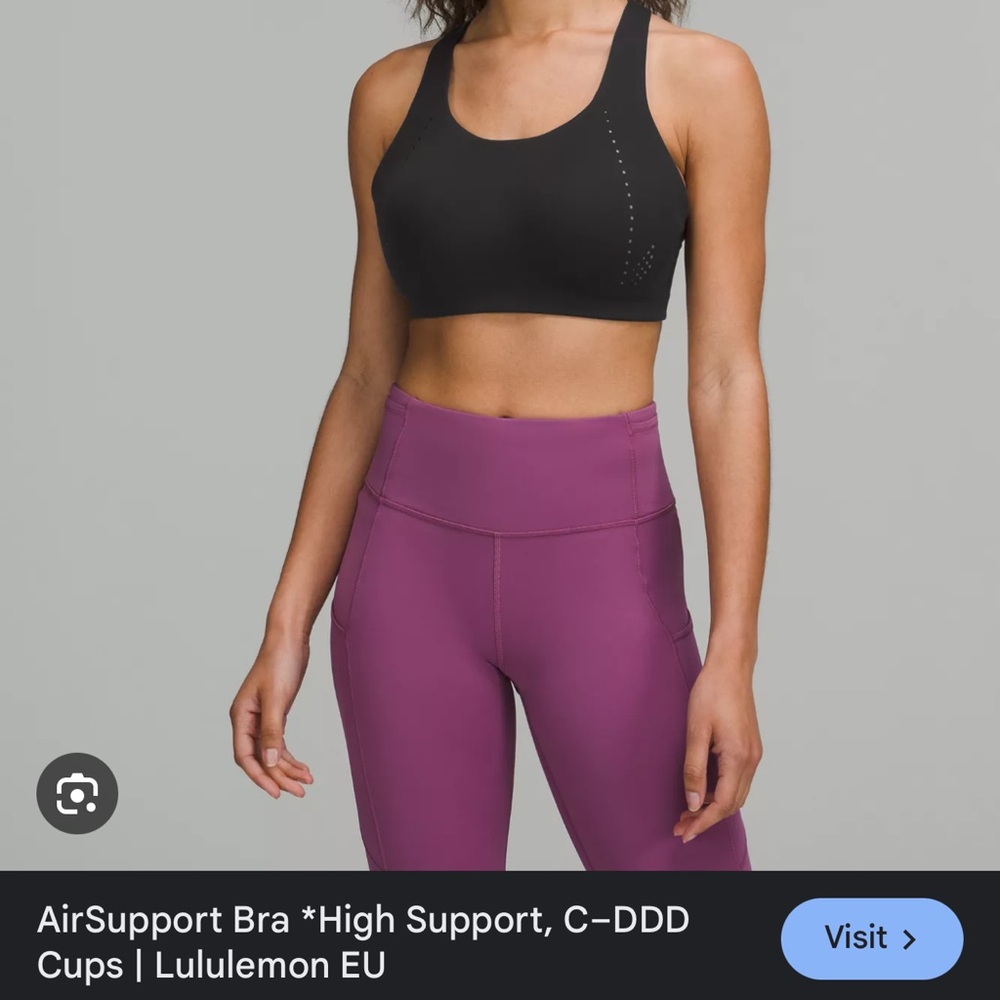 Lululemon Black Sports Bra